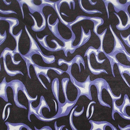 Blue Flames Print