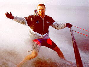 Bare foot skiing